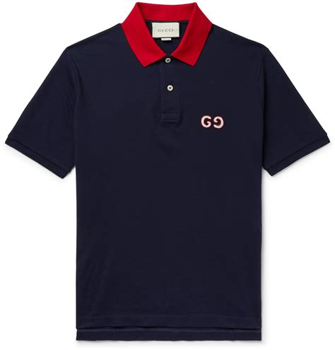 mens blue gucci shirt